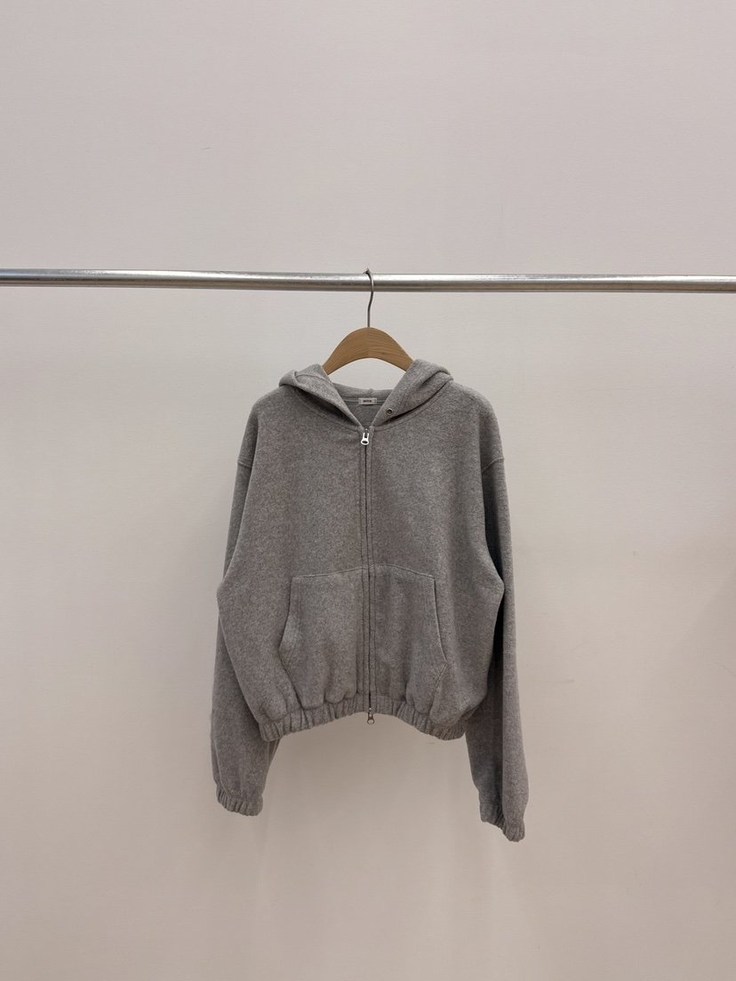 TAFFETA/MURET/ROBERTI東大門直郵女裝新品時尚衛衣拉鏈連帽衫毛圈絨TAFFETA/MURET/ROBERTI衛衣