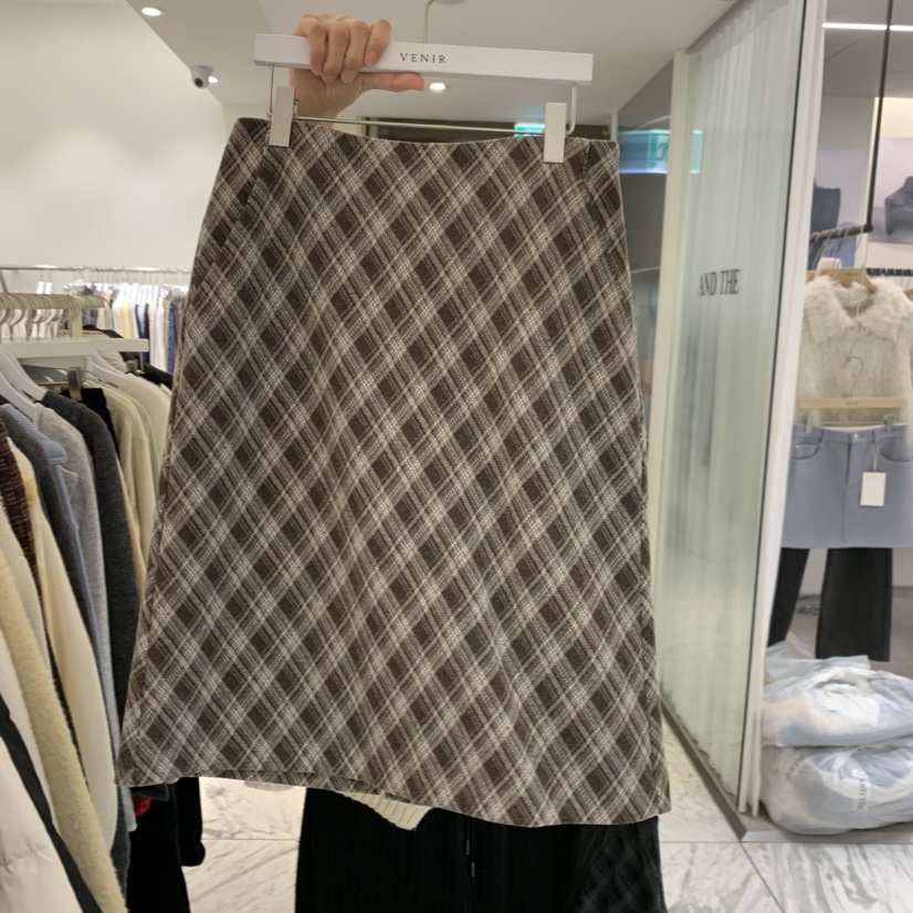 VENIR-A東大門實拍女士新品時尚真品推薦休閑半身裙中短裙VENIR-A半身裙/中短裙