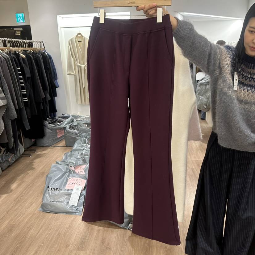 LEWIN韓國代購女士新款時尚熱賣休閑人氣推薦真品休閑褲褶裥LEWIN休閑褲