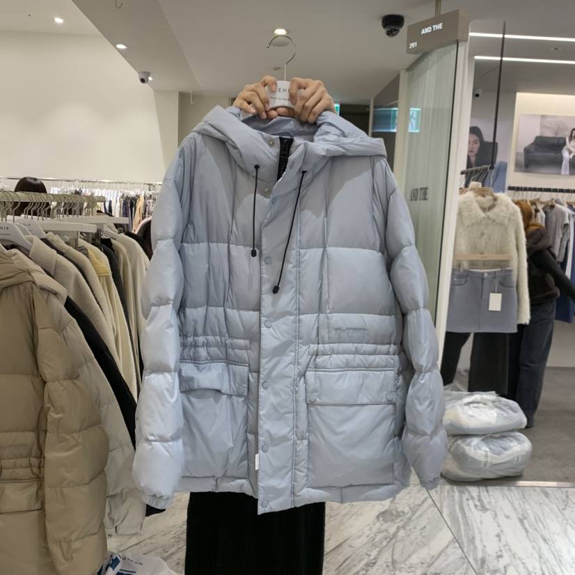 VENIR-A東大門實拍女裝新款熱賣短款羽絨服羽絨服連帽鴨絨VENIR-A短款羽絨服