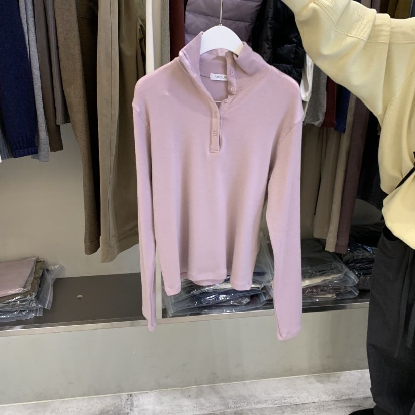 FAVE/FAVOURITE東大門實拍女士新品休閑人氣長袖T恤高領FAVE/FAVOURITE長袖T恤