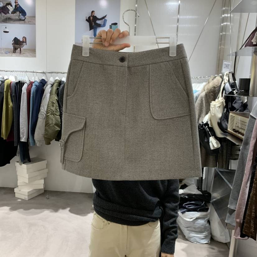 TEMPTING韓國代購女士新款真品時尚休閑熱賣人氣短裙口袋TEMPTING短裙