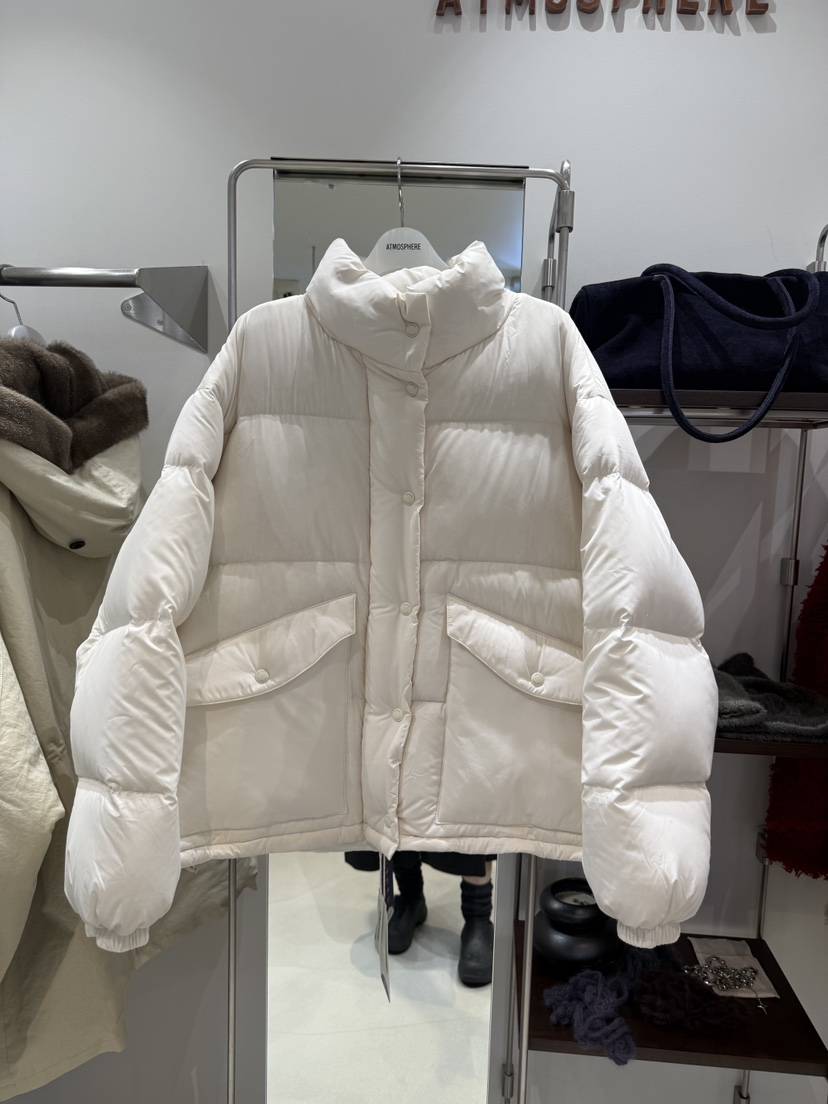 ATMOSPHERE韓國代購女裝新款推薦真品熱賣短款羽絨服羽絨服ATMOSPHERE短款羽絨服