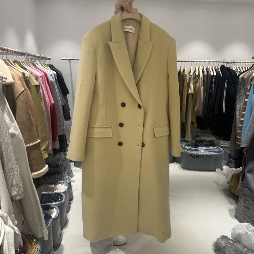 CONNAUGHT/DAILYJUD東大門實拍女裝新品真品中長款大衣經典CONNAUGHT/DAILYJUD中長款大衣