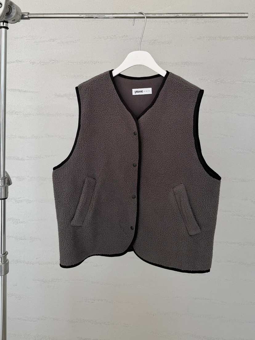URBANE cloth韓國代購女士新款真品休閑時尚推薦馬甲皮草URBANE cloth馬甲
