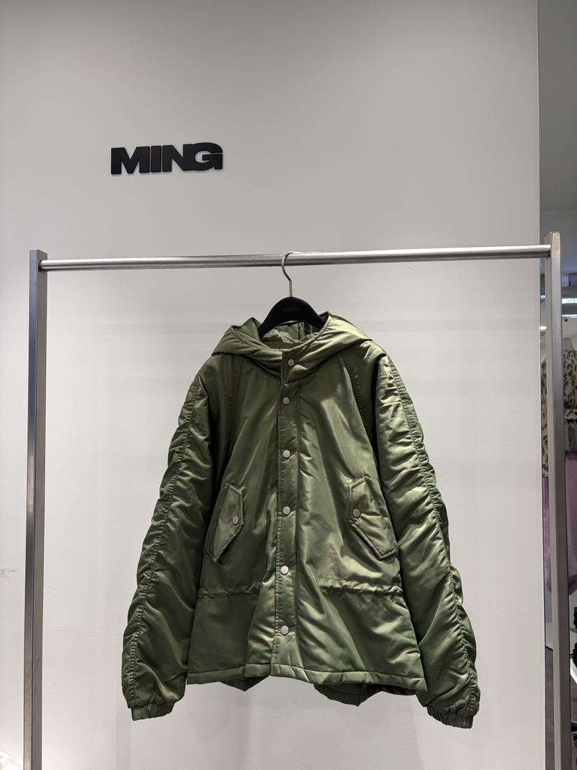MING/MENG東大門實拍女裝新款真品推薦熱賣時尚短款棉服棉MING/MENG短款棉服