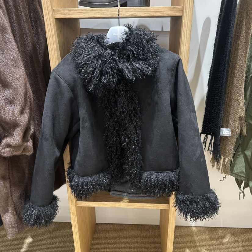 WE ARE/WELOVER韓國直郵女士新品時尚真品休閑短款大衣SHOP_WE ARE短款大衣