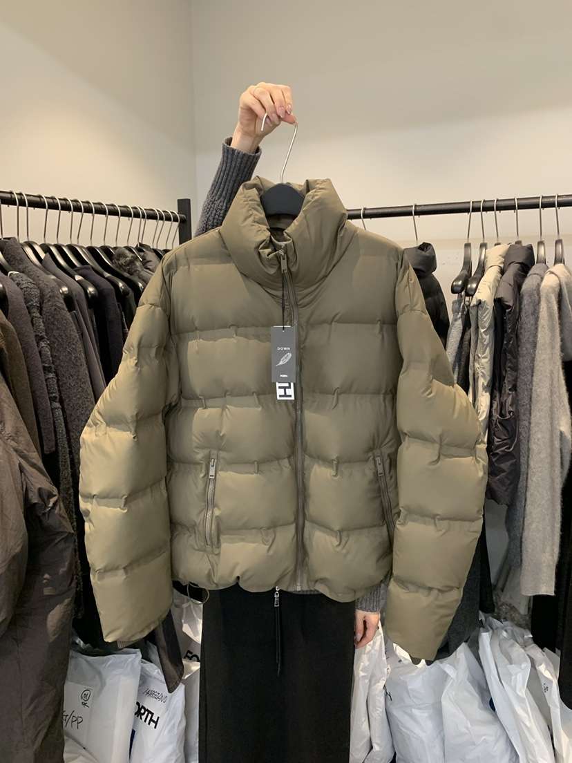 FORTH東大門代購26秋冬短款立領羽絨服短款羽絨服羽絨服口袋立FORTH短款羽絨服