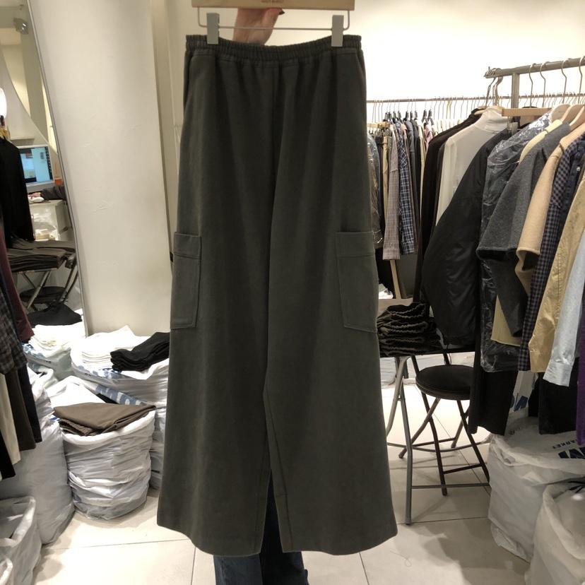 NAVY BURST東大門實拍26秋冬加絨工裝闊腿休閑褲口袋工裝加絨NAVY BURST休閑褲