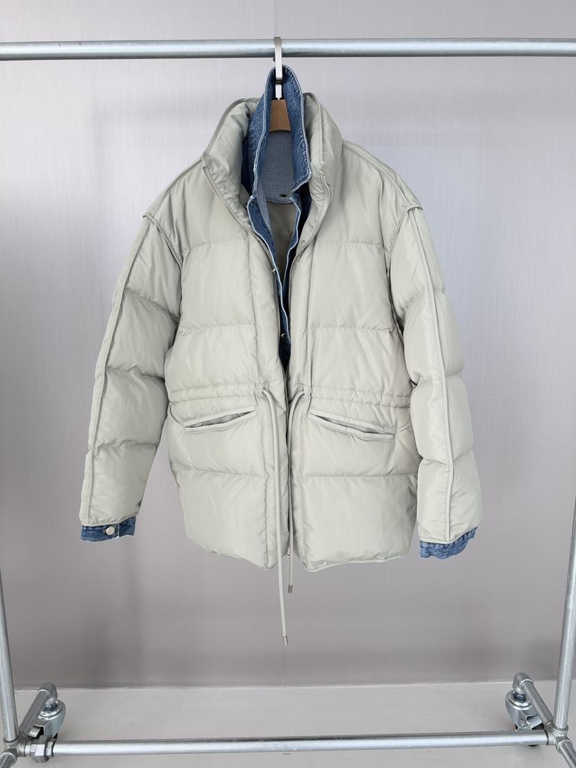 EDITION-P韓國代購26秋季立領抽繩棉服長款棉服可調節口袋立領EDITION-P長款棉服