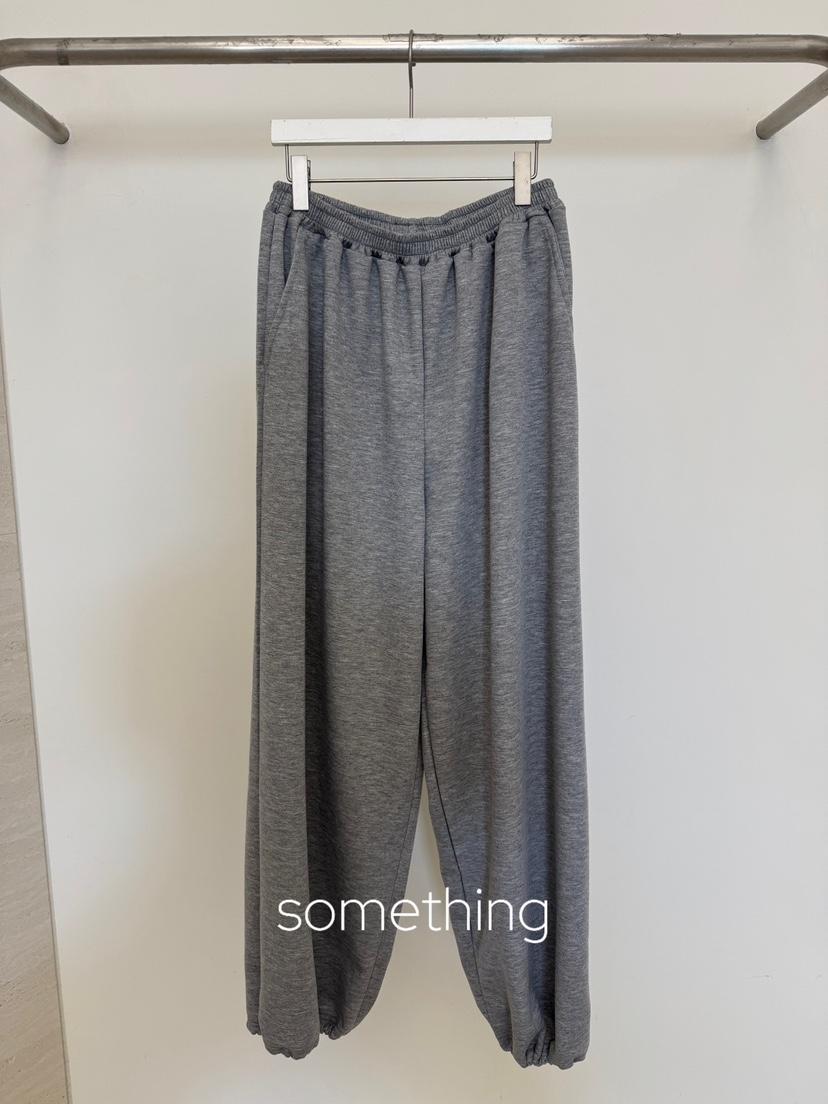 SOMETHING-L/FANCY東大門直郵26秋季束腳休閑鹽色褲休閑褲寬松SOMETHING-L/FANCY休閑褲