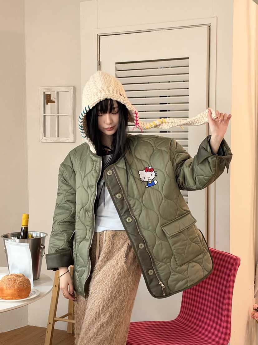 DE LINE東大門實拍26秋季針織辮子帽 可愛童趣風帽子DE LINE帽子