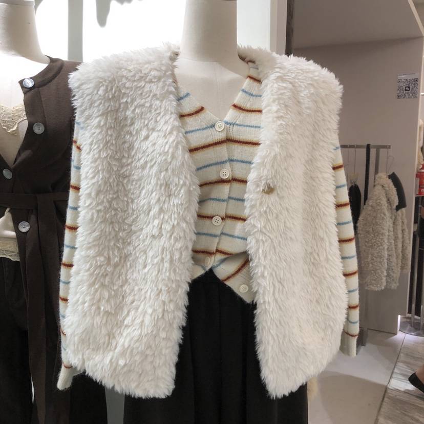 BY BOMI韓國代購女裝新品人氣真品熱賣推薦時尚馬甲蓬松BY BOMI馬甲