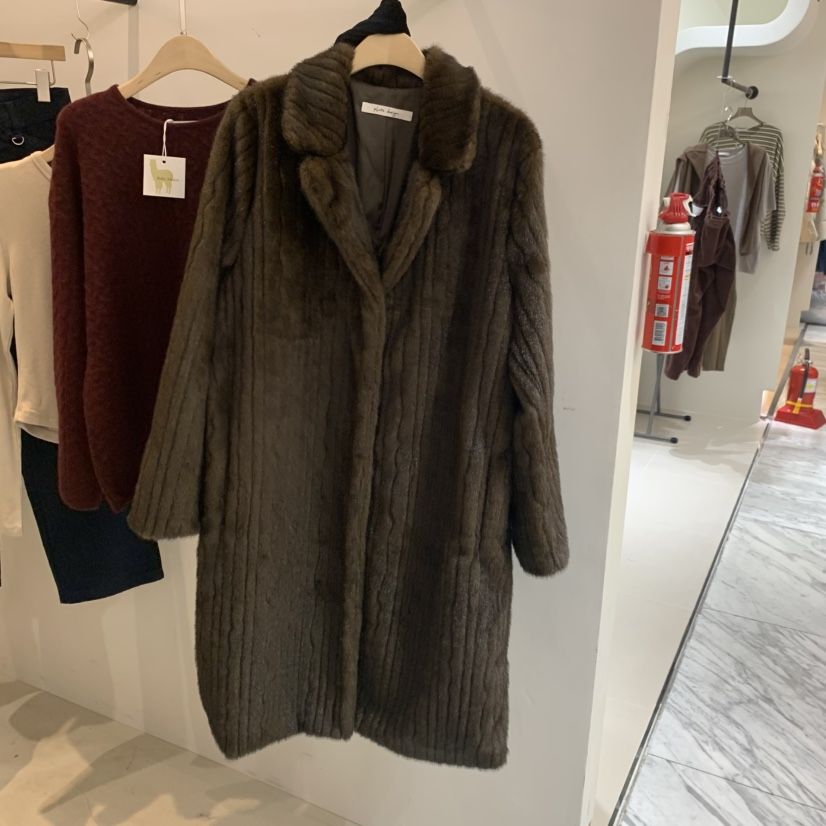 ANOTHER PLATE MOOD WEAR東大門代購女士新品真品中長款大衣ANOTHER PLATE MOOD WEAR中長款大衣