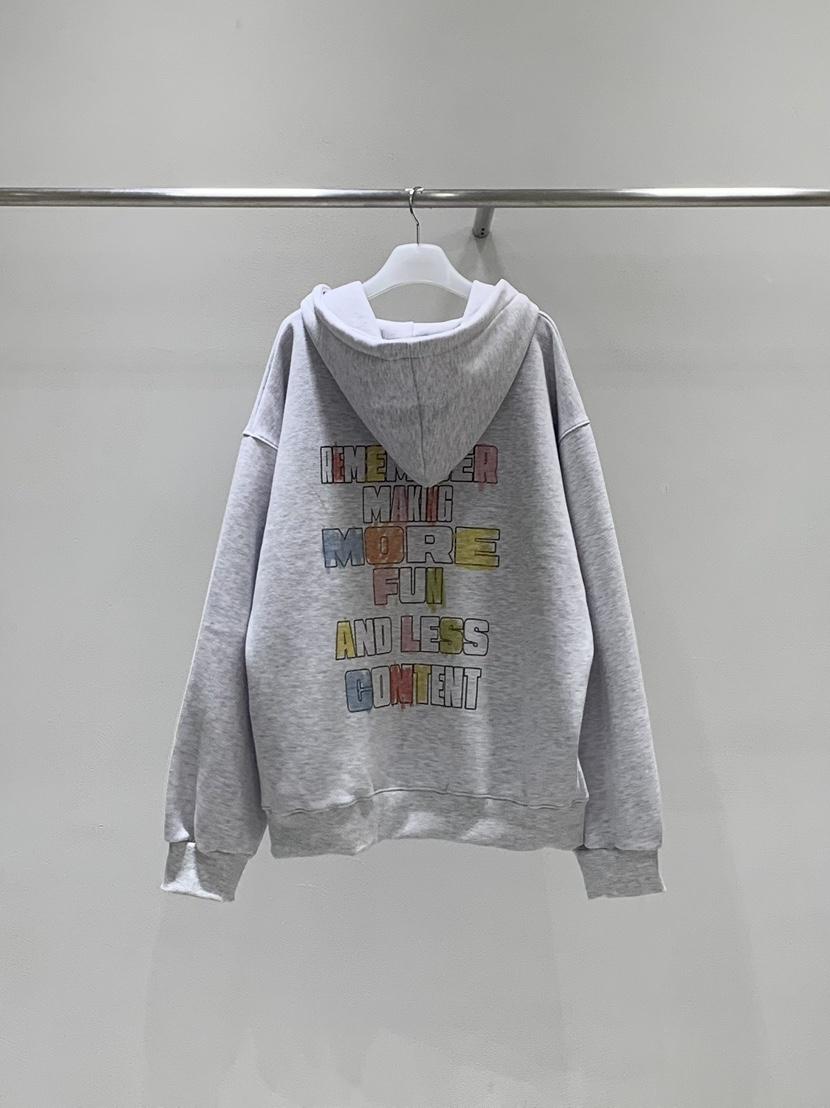 LOVE MOMENT韓國代購26秋冬寬松連帽衛衣 背面字主圖為背面圖LOVE MOMENT衛衣