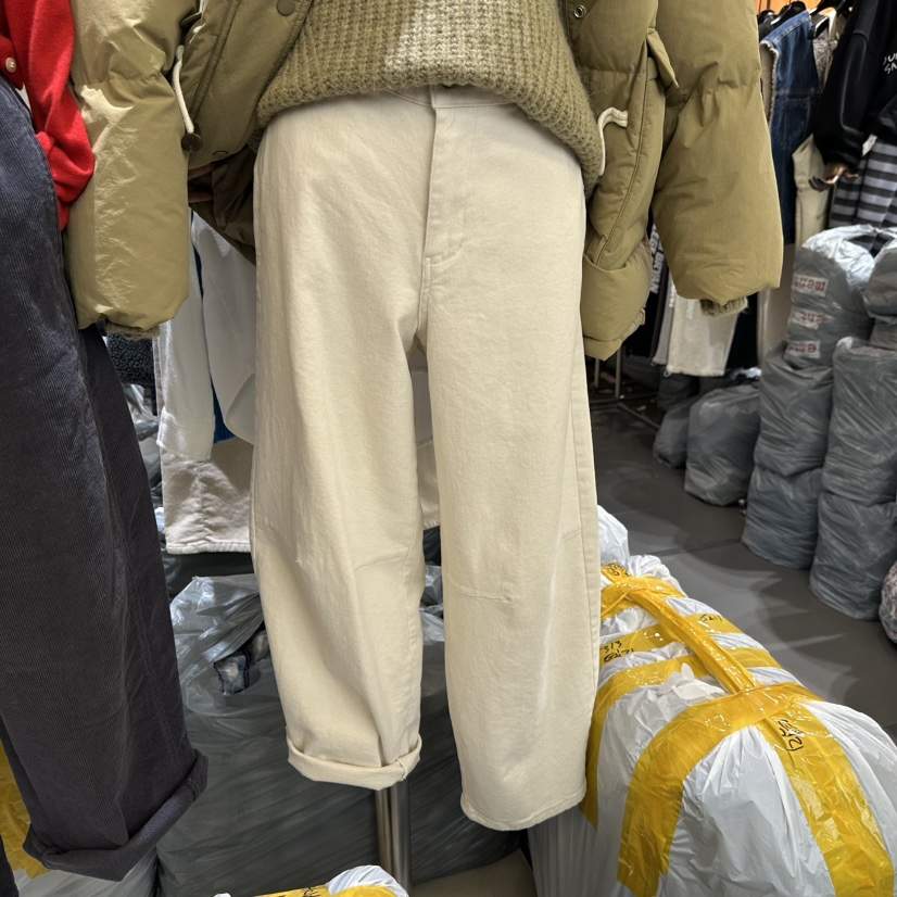 DELI JENNY東大門實拍26秋冬直筒休閑褲 日常百搭直筒DELI JENNY休閑褲