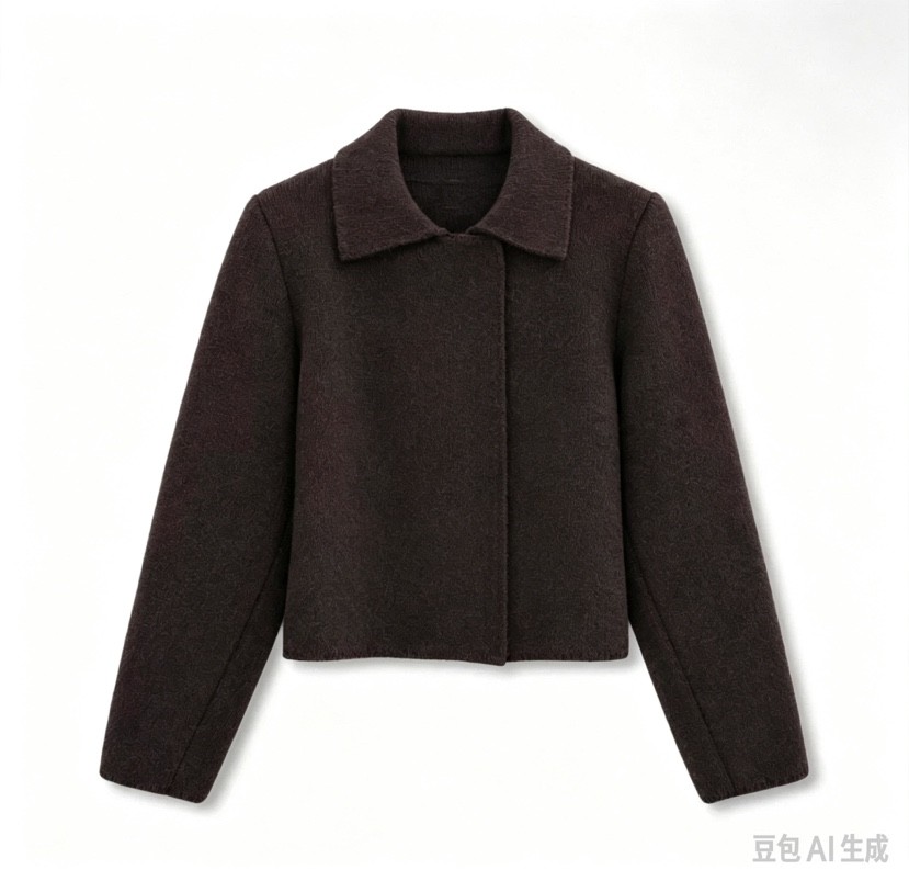 A.b/AUTUMN BEIGE東大門直郵26秋冬短款翻領大衣短款大衣短款A.b/AUTUMN BEIGE短款大衣