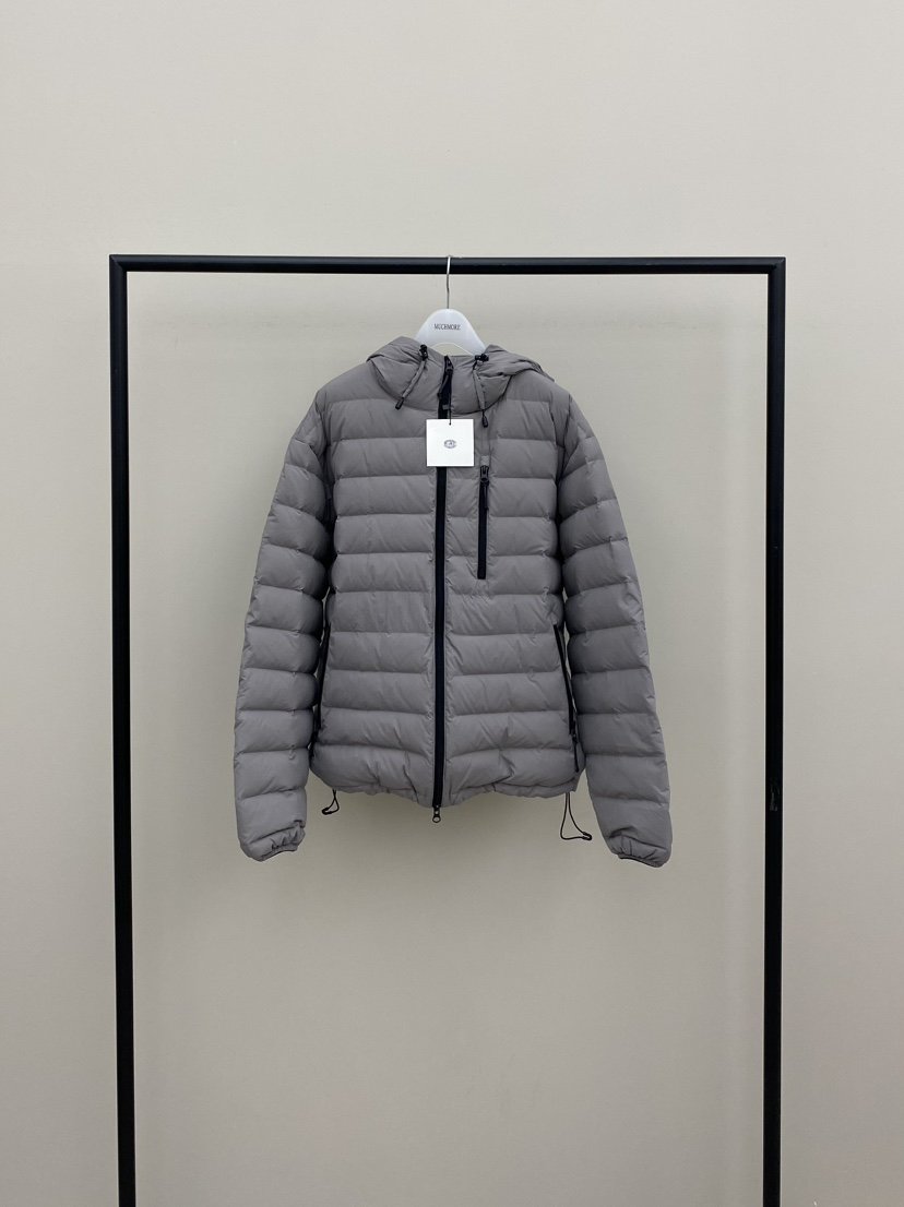 MUCH MORE/JACKPOT東大門代購26秋冬短款連帽絎縫羽絨服短款羽MUCH MORE/JACKPOT短款羽絨服
