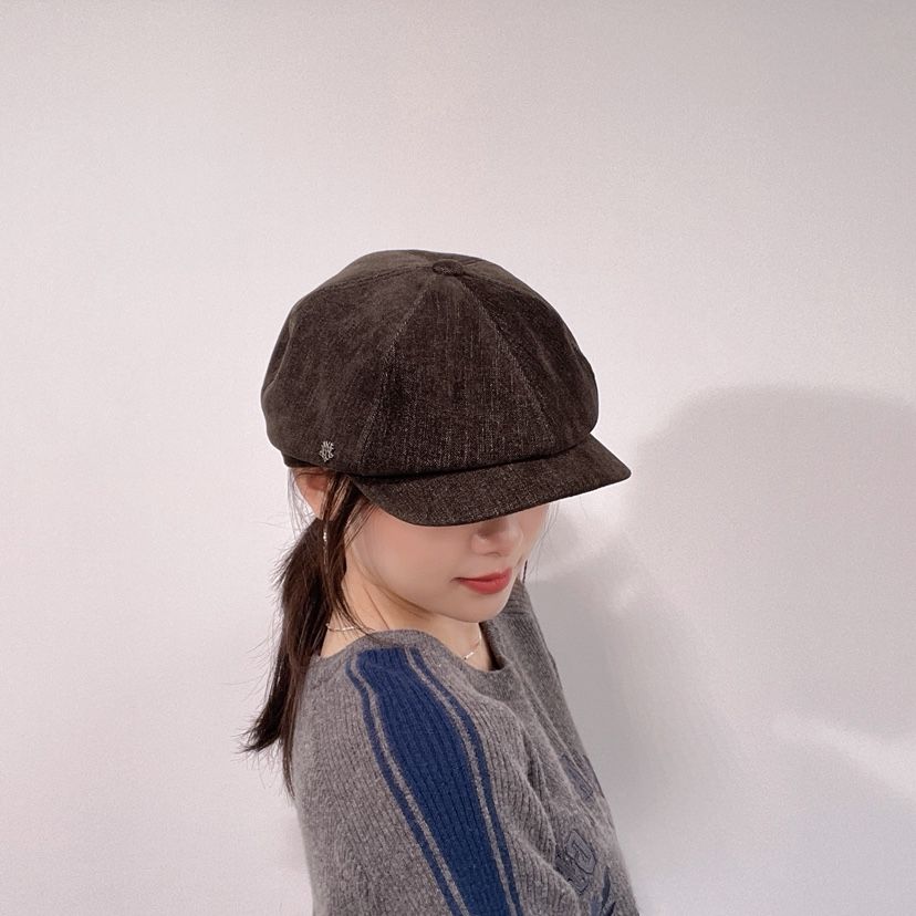 LOVELY HAT東大門代購26秋冬復古燈芯絨八角帽帽子LOVELY HAT帽子