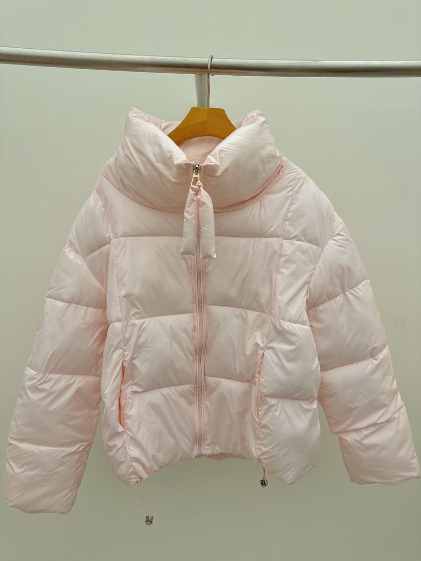 THORE東大門直郵26秋冬立領短款絎縫棉服短款棉服立領抽繩填充THORE短款棉服