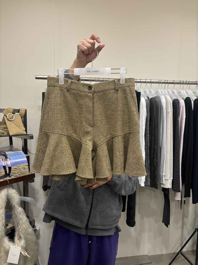 NAMED韓國代購女士新款真品休閑時尚熱賣推薦人氣職業短褲NAMED短褲