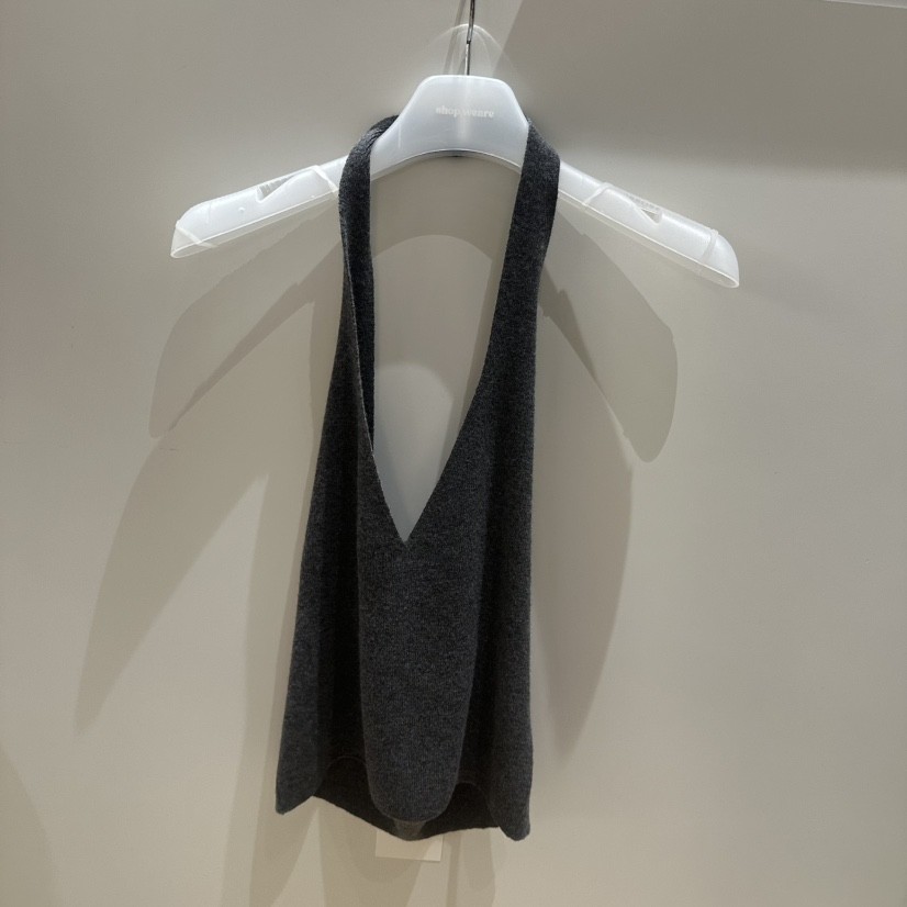 SHOP_WE ARE韓國代購26秋冬掛脖深V針織背心吊帶深V領SHOP_WE ARE吊帶/背心