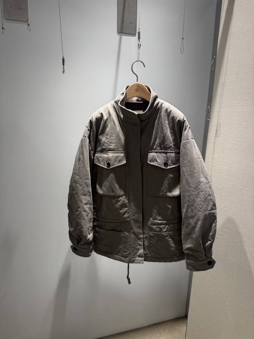 SELECT MARKET韓國直郵26秋冬工裝夾棉立領夾克水洗棉質口袋工SELECT MARKET夾克
