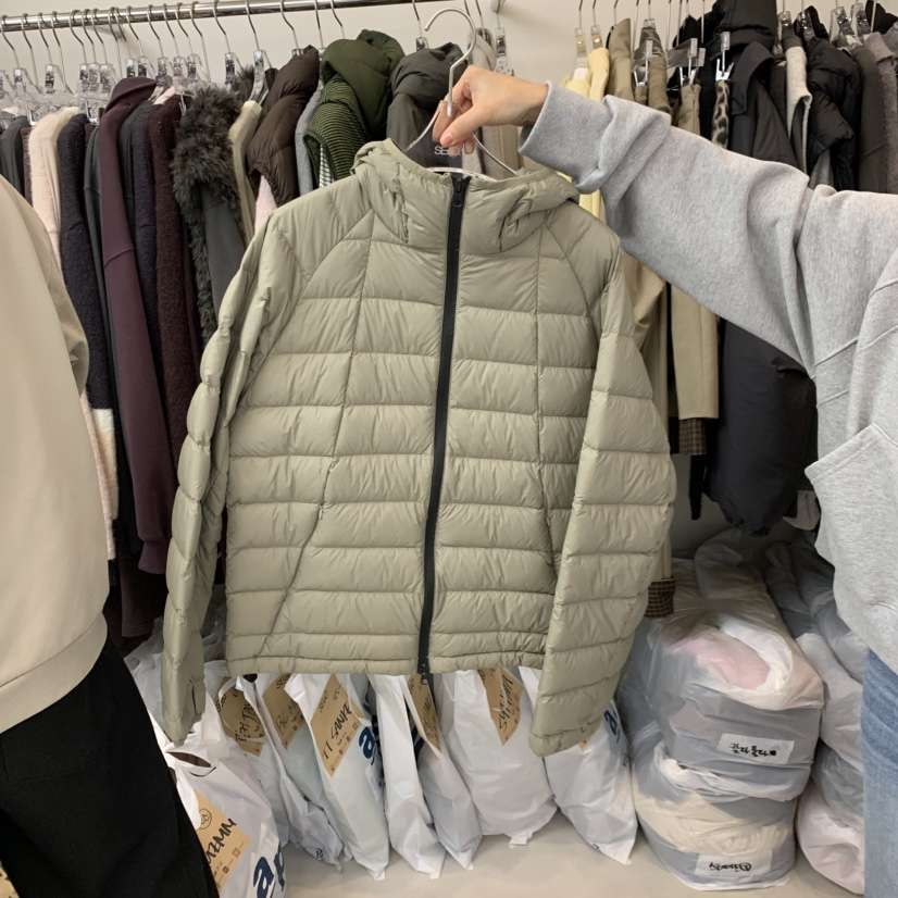 SEeD-SOBORO韓國代購26秋冬短款連帽輕量鴨絨羽絨服短款羽絨服SEeD-SOBORO短款羽絨服