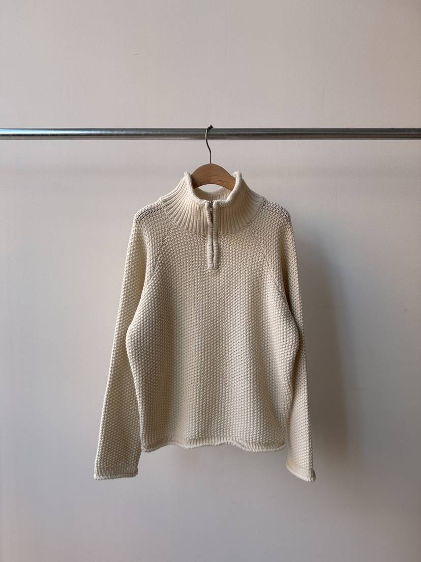 TAFFETA/MURET/ROBERTI東大門實拍26秋冬半拉鏈立領毛衣半拉鏈TAFFETA/MURET/ROBERTI毛衣